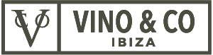 Logo van wijnmerk Vino & Co Ibiza, klant van Diana Fotografie